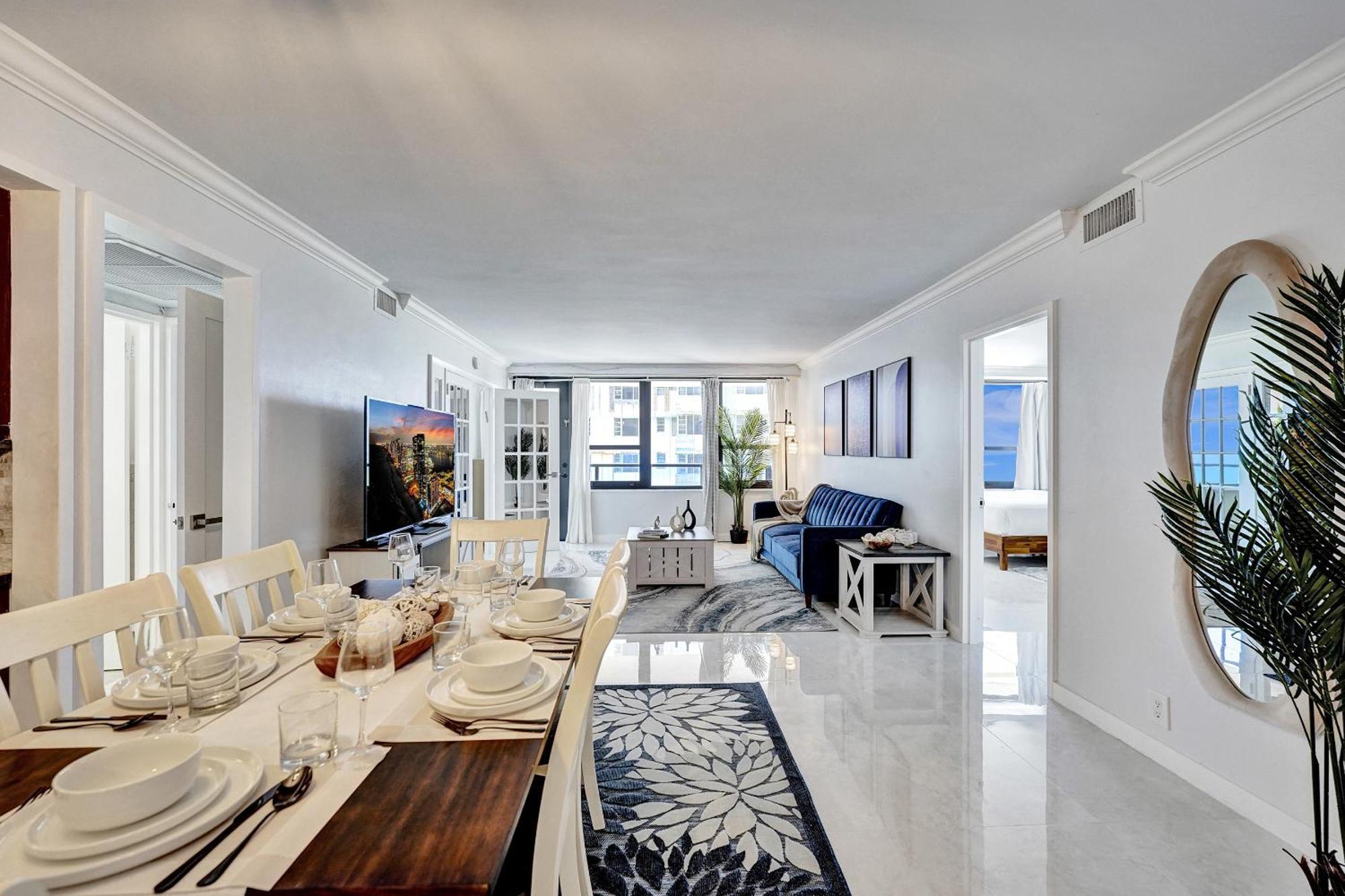 Cozy 2 Bdr Condo With Beach Service 1108 Miami Beach Bagian luar foto